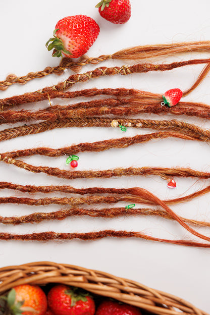 Penny - Strawberry Girl - natural red blend - 22-24 inches